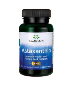 Swanson - Astaxantin 4 mg + 60 mjukgelkapslar