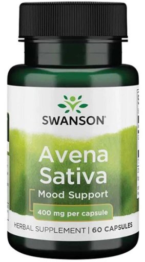 Swanson - Avena sativa 400 mg + 60 kapslar