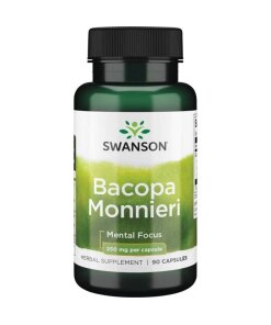 Swanson - Bacopa monnieri 250 mg + 90 kapslar