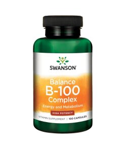 Swanson - Balance B-100-komplex + 100 kapslar