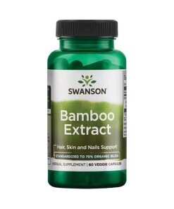 Swanson - Bambuextrakt 60 kapslar