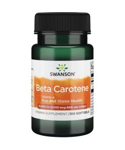 Swanson - Betakaroten 10 000 IE + 100 kapslar
