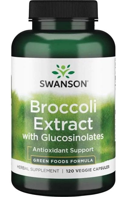Swanson - Broccoliextrakt med glukosinolater + 120 kapslar
