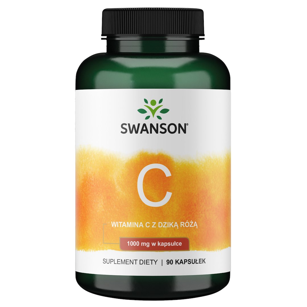 Swanson - C-vitamin 1000 mg med nypon + 90 kapslar