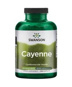 Swanson - Cayennepeppar + 450 mg