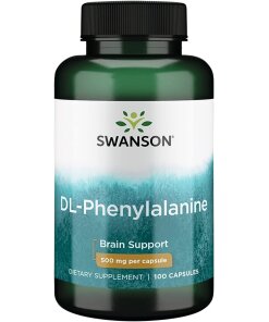 Swanson - DL-fenylalanin 500 mg + 100 kapslar