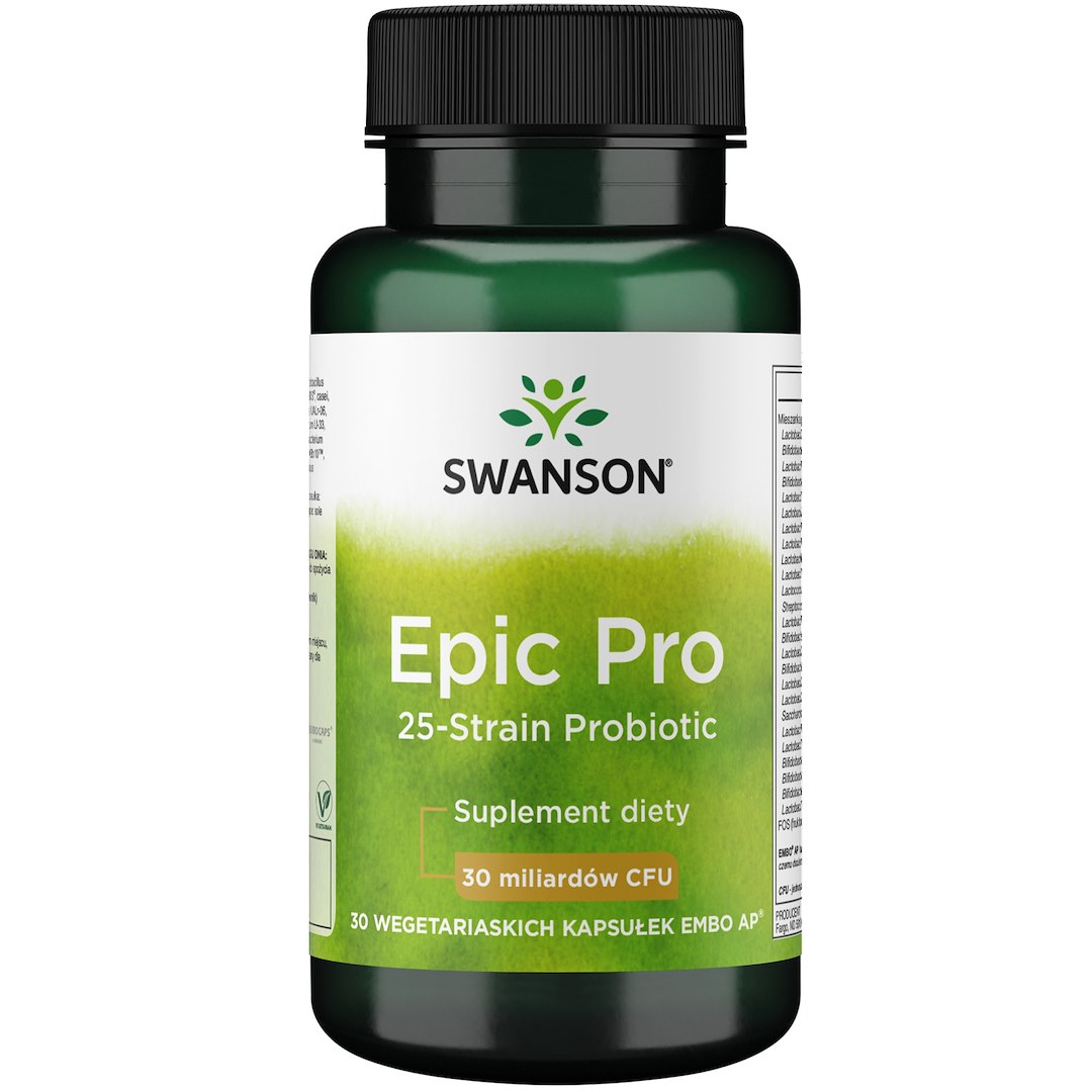 Swanson - Epic Pro 25 digestiva enzymer + 30 kapslar