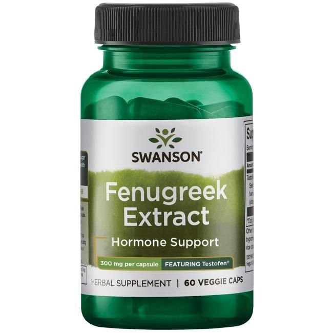 Swanson - Extrakt av Trigonella foenum-graecum 300 mg + 60 Vcaps