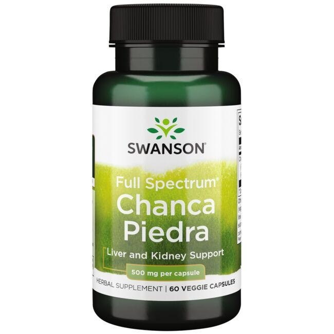 Swanson - Fullspektrum Chanca Piedra 500 mg + 60 växtbaserade kapslar