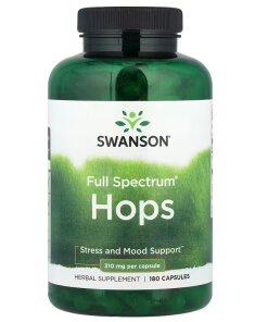 Swanson - Fullspektrum Humle 310 mg + 180 kapslar