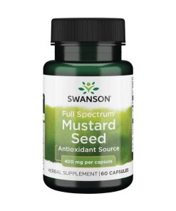 Swanson - Fullspektrum Senapfrö + 400 mg
