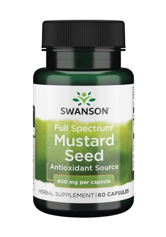 Swanson - Fullspektrum Senapfrö + 400 mg