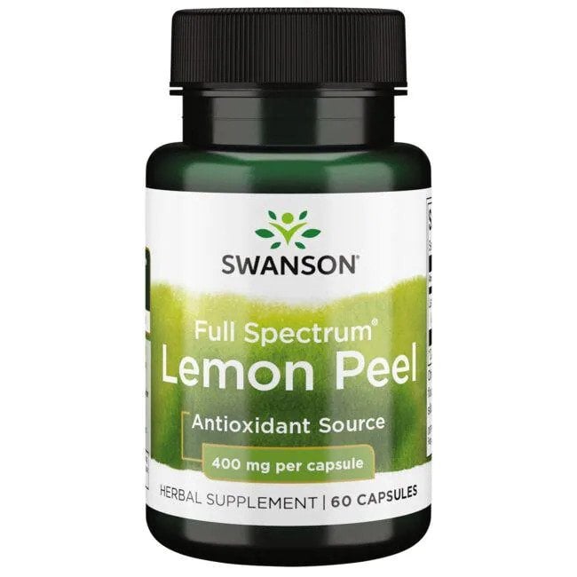 Swanson - Fullspektrum citronskal 400 mg + 60 kapslar