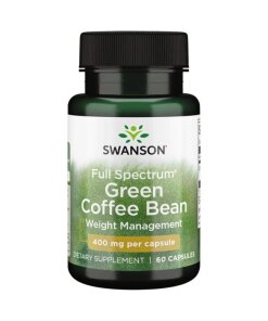 Swanson - Fullspektrum grön kaffeböna + 400 mg