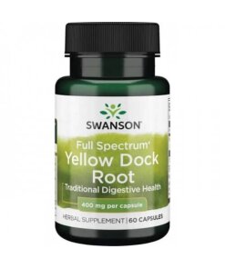 Swanson - Fullspektrum gul dockrot + 400 mg