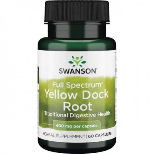 Swanson - Fullspektrum gul dockrot + 400 mg