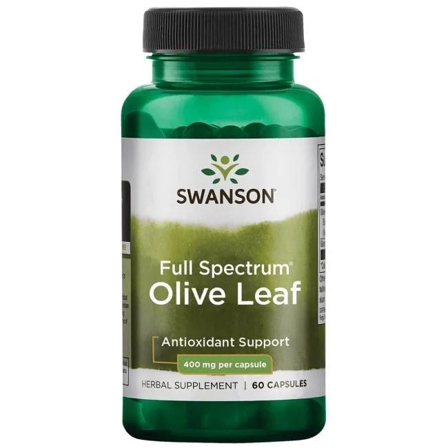 Swanson - Fullspektrum olivblad + 400 mg