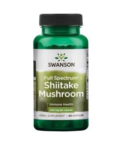 Swanson - Fullspektrum shiitakesvamp + 500 mg