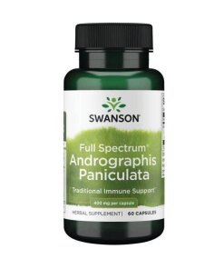 Swanson - Fullt spektrum Andrographis Paniculata + 400 mg