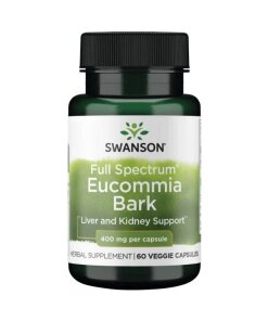 Swanson - Fullt spektrum Eucommia-bark 400 mg + 60 Vcaps