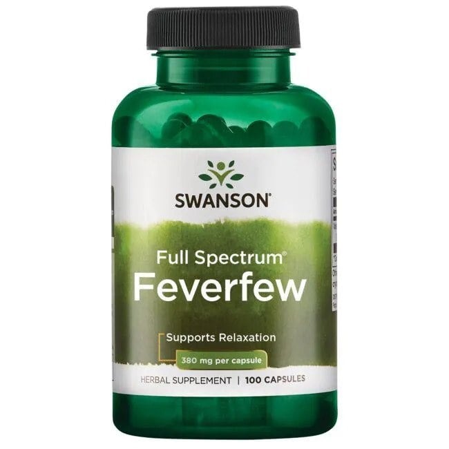 Swanson - Fullt spektrum Feverfew + 380 mg