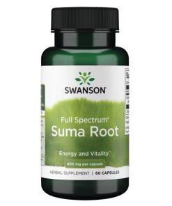 Swanson - Fullt spektrum Suma-rot 400 mg + 60 kapslar