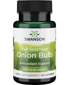 Swanson - Fullt spektrum av lökbulb 400 mg + 60 kapslar