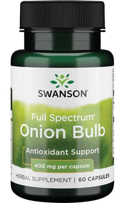 Swanson - Fullt spektrum av lökbulb 400 mg + 60 kapslar