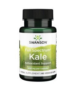 Swanson - Fullt spektrum grönkål 400 mg + 60 kapslar