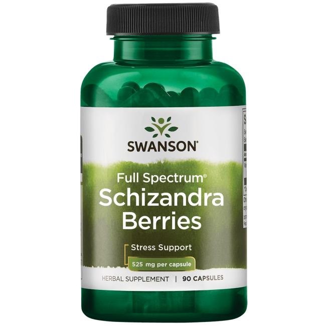 Swanson - Fullt spektrum schisandra bär 525 mg + 90 kapslar