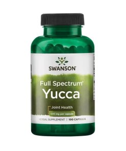 Swanson - Fullt spektrum yucca 500 mg + 100 kapslar