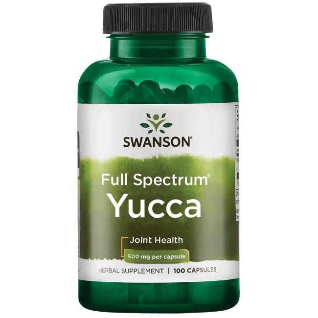 Swanson - Fullt spektrum yucca 500 mg + 100 kapslar