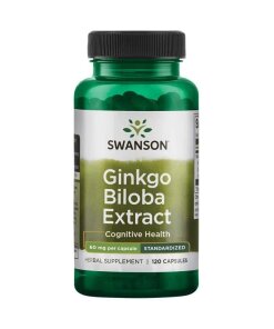Swanson - Ginkgo biloba-extrakt + 60 mg