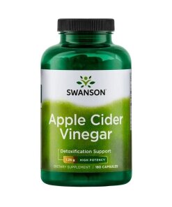 Swanson - Högpotent äpplecidervinäger 1250 mg + 180 kapslar
