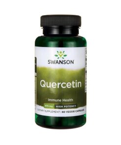 Swanson - Högpotent quercetin 475 mg + 60 vegetariska kapslar