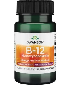 Swanson - Hydroxykobalamin B12 1000 mikrogram + 60 tuggtabletter