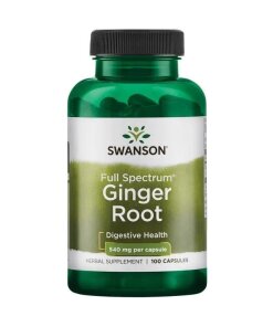 Swanson - Ingefära rot + 540 mg