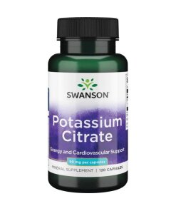 Swanson - Kaliumcitrat 99 mg + 120 kapslar