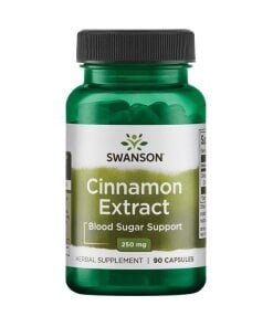 Swanson - Kanelextrakt 250 mg + 90 kapslar