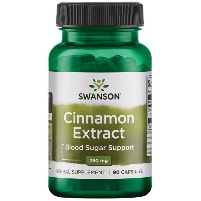 Swanson - Kanelextrakt 250 mg + 90 kapslar