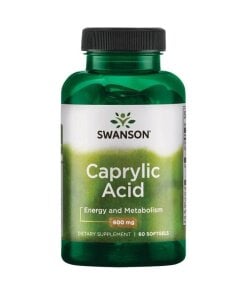 Swanson - Kaprylsyra 600 mg + 60 kapslar