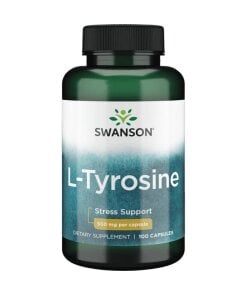 Swanson - L-tyrosin 500 mg + 100 kapslar