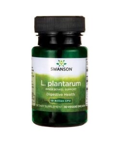 Swanson - L. plantarum inre tarmstöd + 30 kapslar