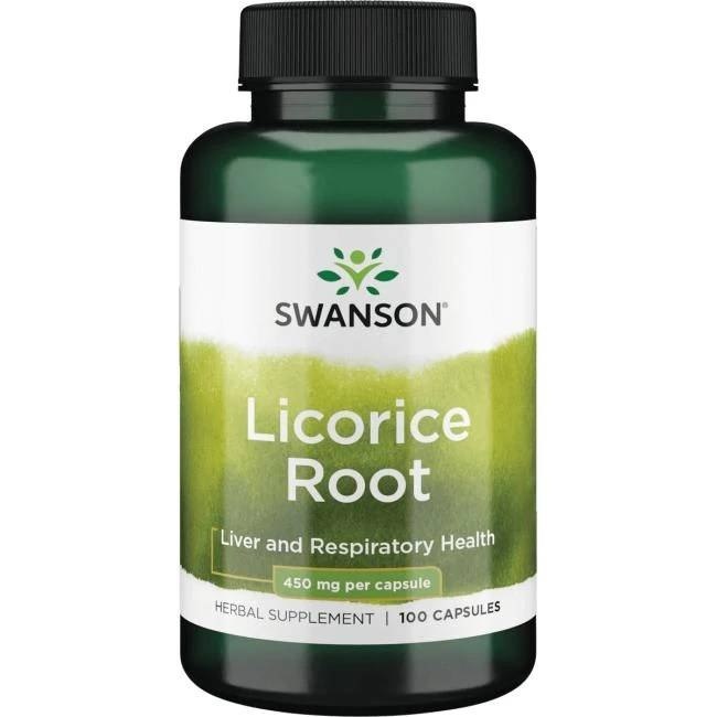 Swanson - Lakritsrot + 450 mg