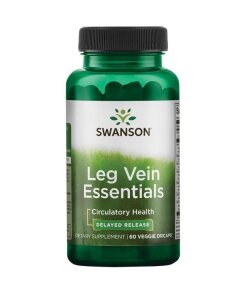 Swanson - Leg Vein Essentials Fördröjd frisättning + 60 kapslar