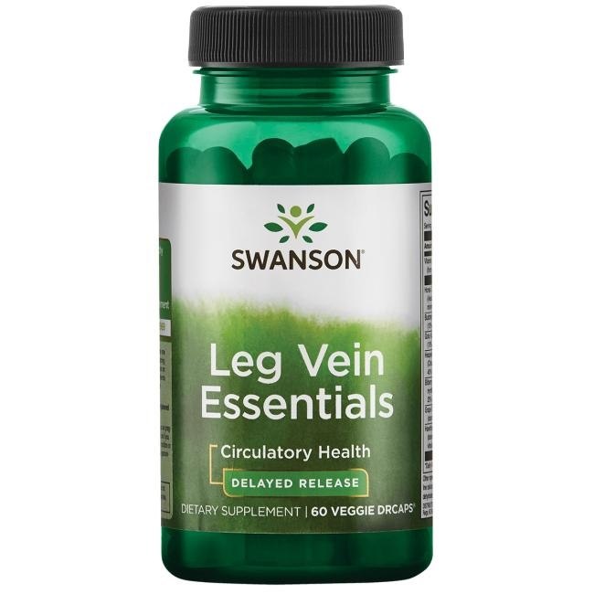 Swanson - Leg Vein Essentials Fördröjd frisättning + 60 kapslar