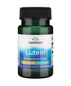 Swanson - Lutein 20 mg + 60 mjuka gelkapslar