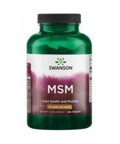 Swanson - MSM 1500 mg + 120 tabletter