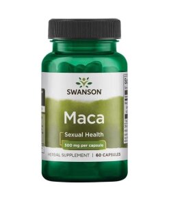 Swanson - Macaextrakt 500 mg + 60 kapslar