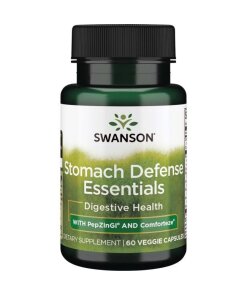 Swanson - Mageförsvar Grundläggande med PepZinGI och Comforteze + 60 Vcaps